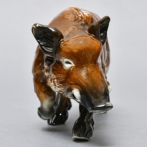 Коллекционная Фарфоровая статуэтка «Охота. КАБАН», Goebel Германия, конец ХХ века.