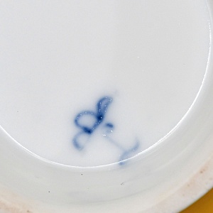 Антикварная Кофейная пара «Гриффоны», Фарфор Dressel & Kister Passau Германия, 1900 - 1922 годы. 