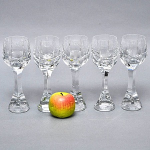 Редкость! Хрустальные Бокалы - Фужеры для Вина серия «Neptune», BACCARAT, Франция, 80 -гг. 