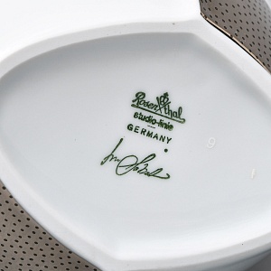 Декоративный комплект - Две Фарфоровые Вазы из коллекции TASCA, Rosenthal Германия, 80-е годы.