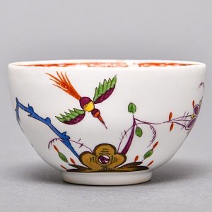 Антикварная Фарфоровая Кофейная пара MEISSEN / МЕЙСЕН, период Марколини, 1774 - 1814 годы.