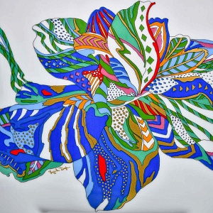 Декоративный комплект - Две Вазы и Блюдо из коллекции TASCA, Фарфор Rosenthal Германия, 80-е годы.