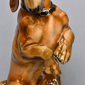 Антикварная Фарфоровая статуэтка «Собака. ТАКСА», ROSENTHAL Германия, 20-е годы ХХ века.