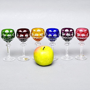 Набор - Хрустальные Рюмки Barthmann, Германия, начало 70-х годов ХХ века. 