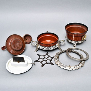 Редкость! Старинная Керосиновая Горелка - Плитка - Керогаз с Чайником, GEORG HALLER Германия -30 гг.