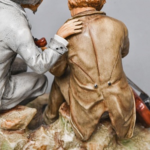 Коллекционная Фарфоровая статуэтка «Уличные Музыканты», SITZENDORF Германия. 