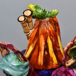 Коллекционная Фарфоровая статуэтка «Средневековые музыканты», Германия середина XX века.