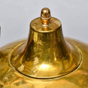 Большой Антикварный Латунный Чайник на 5 литров, Франция, начало ХХ века.