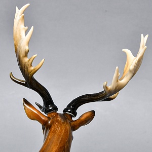 Коллекционная Фарфоровая статуэтка «Пятнистый Олень», Hutschenreuther Германия.