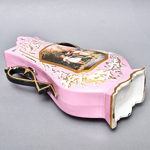 Антикварные Парные Фарфоровые Вазы «Счастливое детство», Франция, конец XIX - начало ХХ века. 