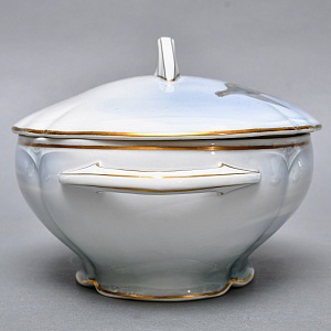 Столовый Фарфоровый сервиз «Охота» на 12 персон, Kaestner Saxonia Германия, первая половина ХХ века.