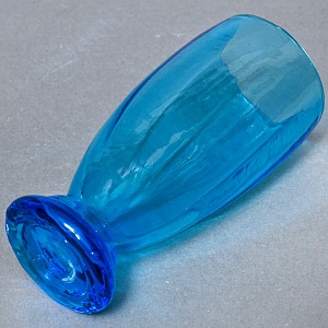 Антикварный Стеклянный Набор Кувшин + Стаканы «Аквамарин» Германия - 30-е годы ХХ века.