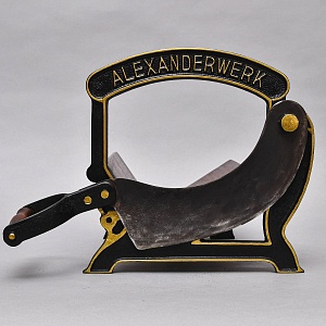 Антикварная Чугунная Ручная Хлеборезка - Слайсер - Нож, Alexanderwerk Германия.