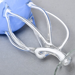 Авторские Стеклянные Фужеры для шампанского - Креманки, Италия вторая половина ХХ века.