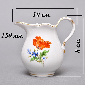 Фарфоровый Чайный Сервиз «Цветы Мейсена» на 6-ть персон, MEISSEN / МЕЙСЕН Германия. 