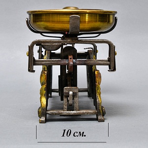 Редкость! Антикварные Чугунные Кухонные Весы на 3 кг., Варшава, Польша-1925 год.