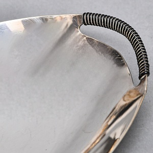 Винтажный Набор из 4х предметов - Набор для специй и горчичница на подносе, SHEFFIELD Англия.