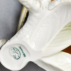 Коллекционная Фарфоровая статуэтка «Птица - Американский дрозд», Hutschenreuther Германия. 