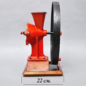 Большая Антикварная Чугунная Ручная Механическая Мельница - Кофемолка, Германия начало ХХ века. 