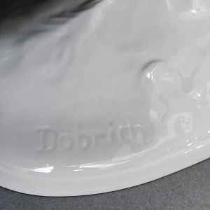 Коллекционная Фарфоровая статуэтка «Наездница. Женский Конкур», ROSENTHAL Германия, 1938 - 1948 годы.