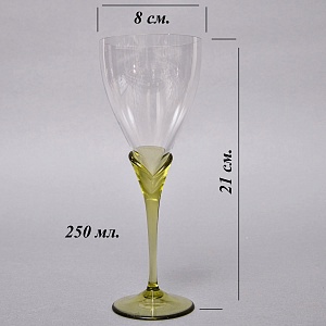 Набор «Эгоист» Три Фужера «Papyrus», Хрусталь Rosenthal Studio Line, Германия -1960-69 гг.