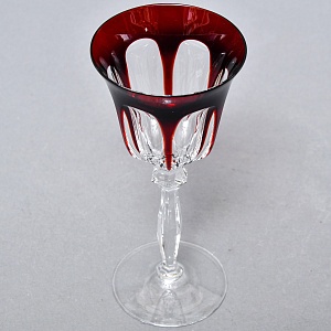 Редкость! Рубиновый Хрустальный Бокал для вина «Diana», NACHTMANN Германия, 60 -е годы ХХ века.