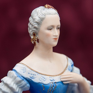 Фарфоровая статуэтка Императрица «ЕКАТЕРИНА ВЕЛИКАЯ», Franklin Porcelain, США - 1983 год.