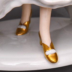 Большая Коллекционная Фарфоровая статуэтка «Танцовщица», ВАЛЕНДОРФ - WALLENDORF  Германия.