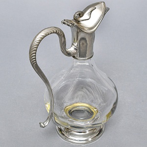 Роскошный Хрустальный Кувшин - Графин - Декантер, Франция середина ХХ века.