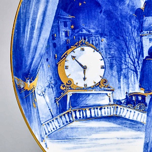  Коллекционная Фарфоровая Тарелка - Блюдо «Летучая мышь», MEISSEN Германия - 2007 год.