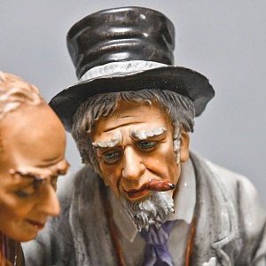 Коллекционная Фарфоровая статуэтка «Уличные Музыканты», SITZENDORF Германия. 