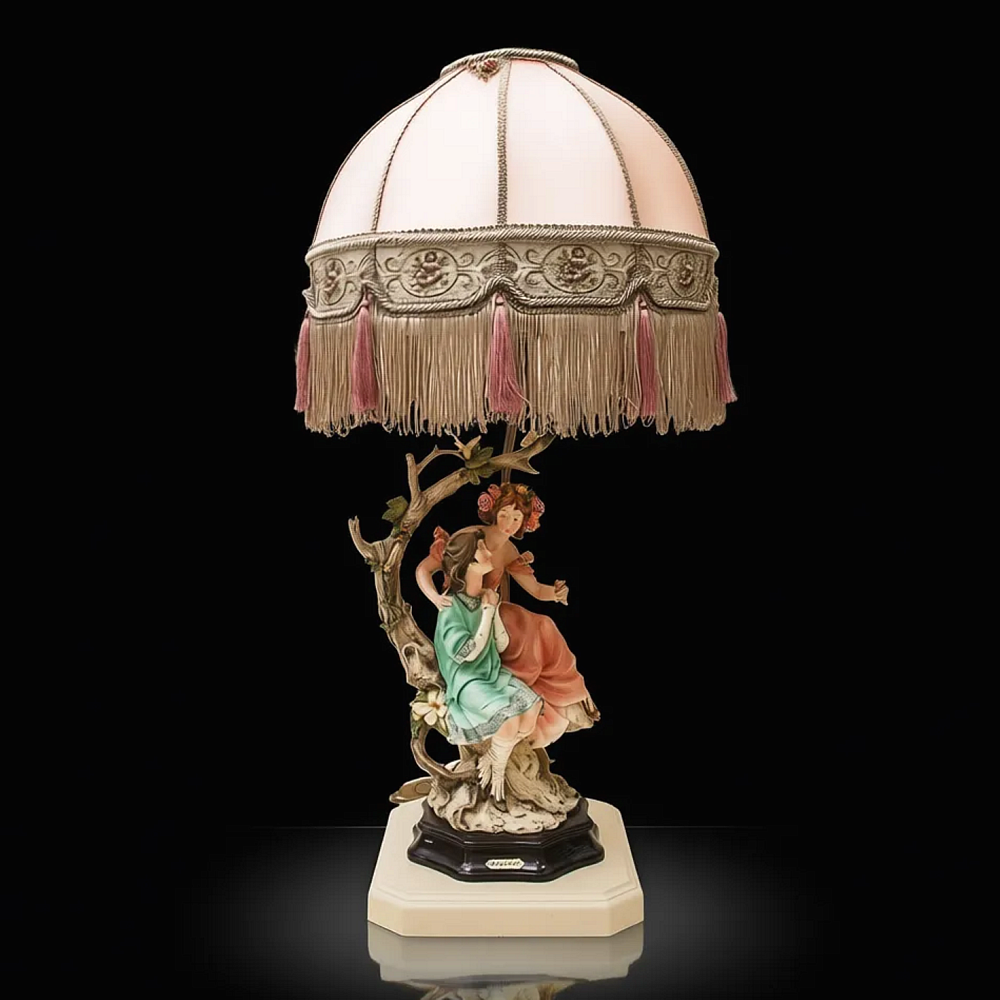 Настольная Электрическая Лампа - Светильник «ВЕСНА», FLORENCE, Италия -1985 год.