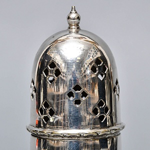 Винтажная Металлическая Баночка - Емкость для сахарной пудры, Sheffield, Англия 50 гг.