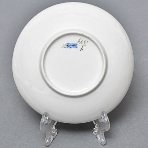 Антикварная Фарфоровая Кофейная пара «Цветочный букет», Royal Copenhagen Дания, 1870 - 1890 годы. 