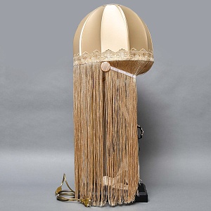 Настольная Электрическая Лампа - Светильник «Дама с Павлином», FLORENCE Италия -1987 год.