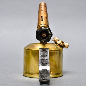 Винтажная Бензиновая Горелка - Паяльная Латунная Лампа, BARTHEL Германия -50 гг. 