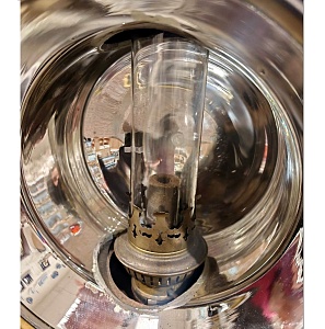 Редкость! Большой Железнодорожный Керосиновый Сигнальный Фонарь, Германия -1974 год.