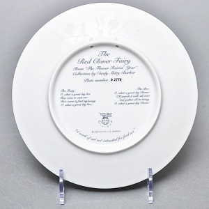 Коллекционная Фарфоровая Тарелка - Блюдо «Фея Клевера», Wedgwood Англия - 1989 год. 