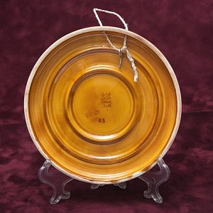 Редкость! Декоративная Плакетка «ОЛИМПИЙСКИЙ МИШКА - Волейбол»  ЗиК Конаково СССР -1980 год.