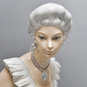  Большая Электрическая Лампа - Светильник «ТАНЕЦ», Фарфор Lladro Испания, 1971 - 1989 годы. 