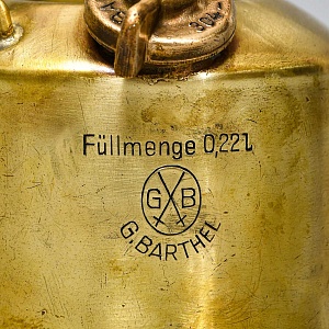 Винтажная Бензиновая Горелка - Паяльная Латунная Лампа, BARTHEL Германия -50 гг. 