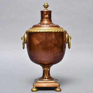 Редкость! Старинный Медный Угольный Самовар на 2,5 л. Германия, начало XX века.