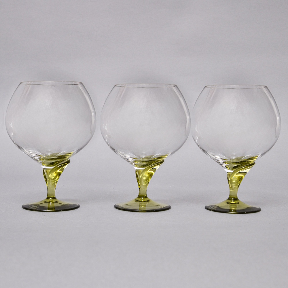 Бокалы для Коньяка «Papyrus», Хрусталь Rosenthal Studio Line, Германия -1960 - 1969 годы.