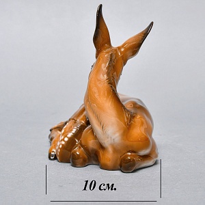 Коллекционная Фарфоровая статуэтка «Олениха и олененок », ROSENTHAL Германия, середина ХХ века. 