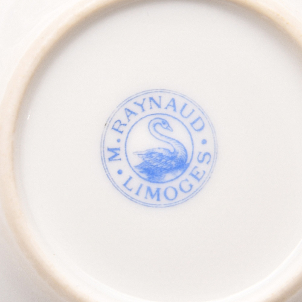Коллекционная Кофейная пара «Цветочный калейдоскоп», Фарфор Raynaud & C., Limoges Франция.