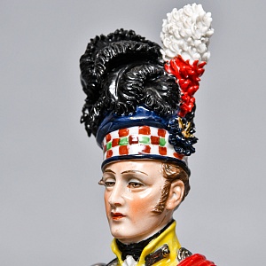 Коллекционная Фарфоровая статуэтка «Солдаты Британской армии. 93-й пехотный полк», SITZENDORF Германия.