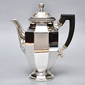 Винтажный Металлический Кофейник - Чайник на 1 л. Silverplated, Christofle Франция. 