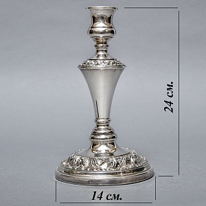 Старинный Канделябр - Подсвечник на Три Свечи, Silverplated SHEFFIELD Англия, начало ХХ века.