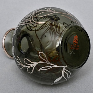 Антикварный Стеклянный кувшин «РЫБКИ», LAUSHE Германия, первая половина ХХ века. 