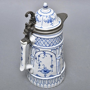 Антикварный Фарфоровый кувшин для пива, Bremer & Liebmann Германия, конец XIX - начало ХХ веков.